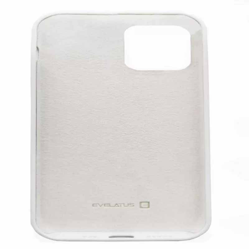 Evelatus Apple iPhone 12/12 Pro Premium Soft Touch silikonikotelo valkoinen