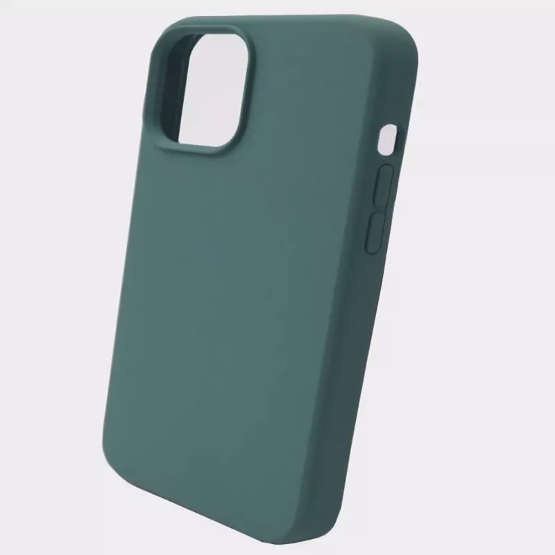 Evelatus Apple iPhone 12 Pro Max Premium Soft Touch -silikonikotelo tummanvihreä
