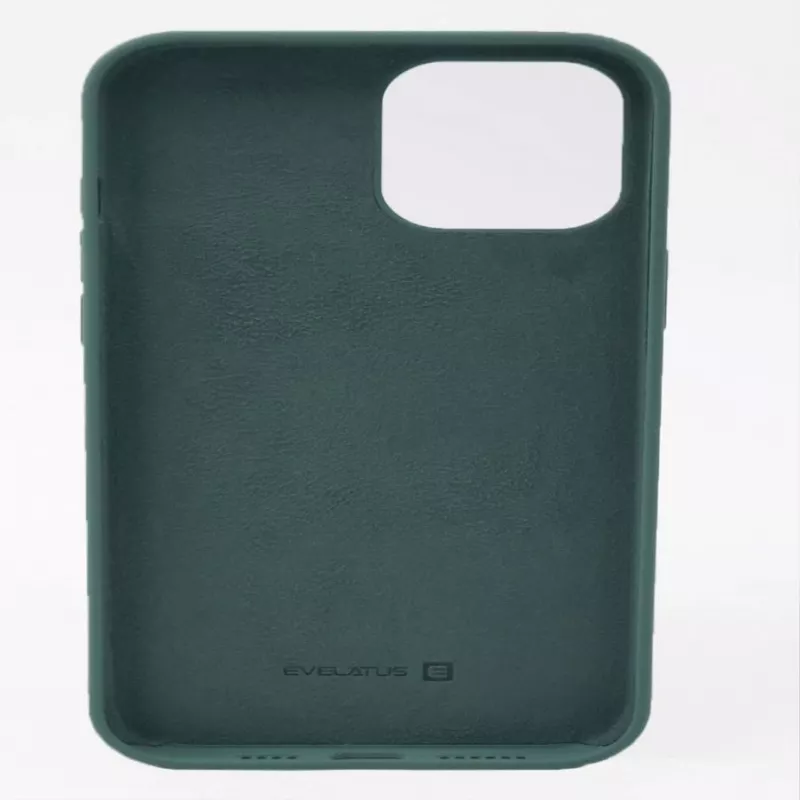 Evelatus Apple iPhone 12 Pro Max Premium Soft Touch -silikonikotelo tummanvihreä