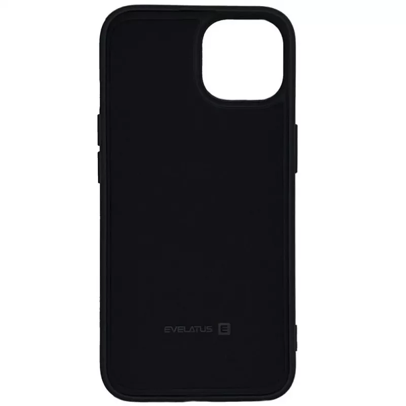 Evelatus Apple iPhone 14 6,1 tuuman Nano Silicone -kotelo Soft Touch TPU musta