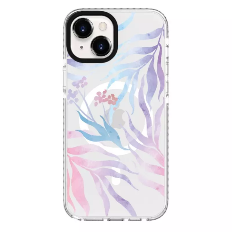Evelatus Apple iPhone 15 PC+TPU-kotelo MagSafe-yhteensopiva - kukkakuvio