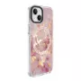 Evelatus Apple iPhone 15 PC+TPU-kotelo MagSafe-yhteensopiva – marmori roosa