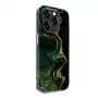 Evelatus Apple iPhone 15 Pro PC-kotelo Custom Print Marble Dark Green