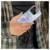 Evelatus Apple iPhone 15 Pro PC+TPU-kotelo MagSafe-yhteensopiva – marmori violetti