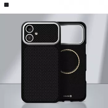 Evelatus Apple iPhone 17 Carbon Premium Edition MagSafe -kotelo musta