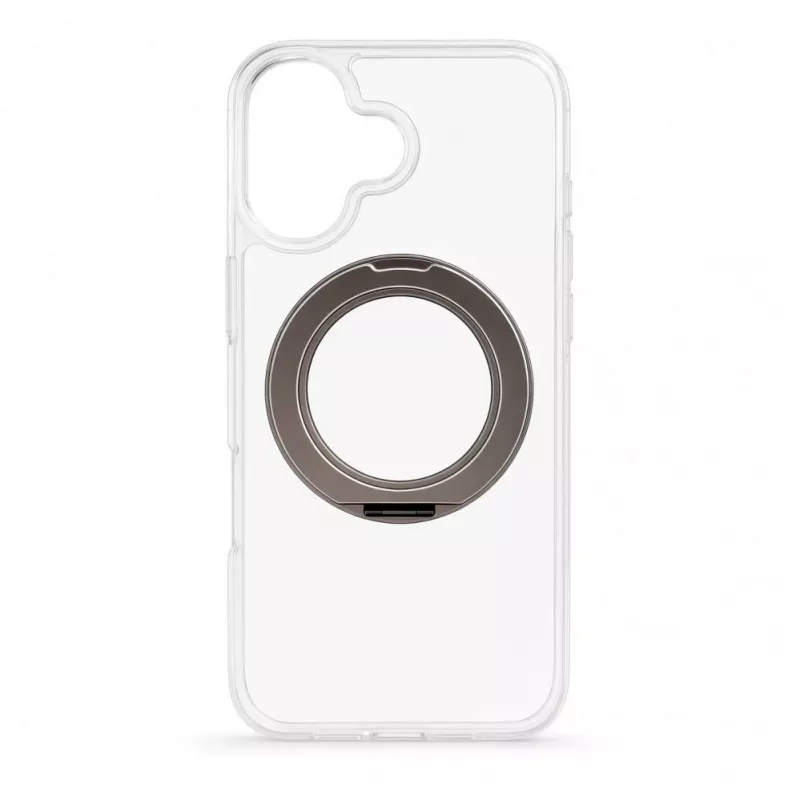 Evelatus Apple iPhone 17 -hybridikotelo MagSafe-toiminnolla PC+TPU 360 metalliteline läpinäkyvä
