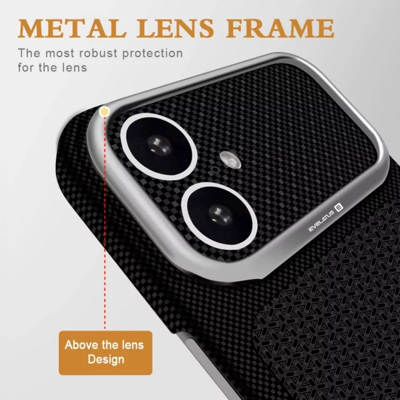 Evelatus Apple iPhone 18 Pro Carbon Premium Edition MagSafe-kuori vihreä