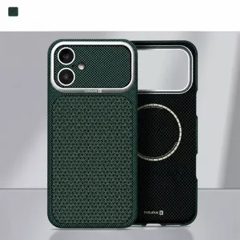 Evelatus Apple iPhone 18 Pro Carbon Premium Edition MagSafe-kuori vihreä