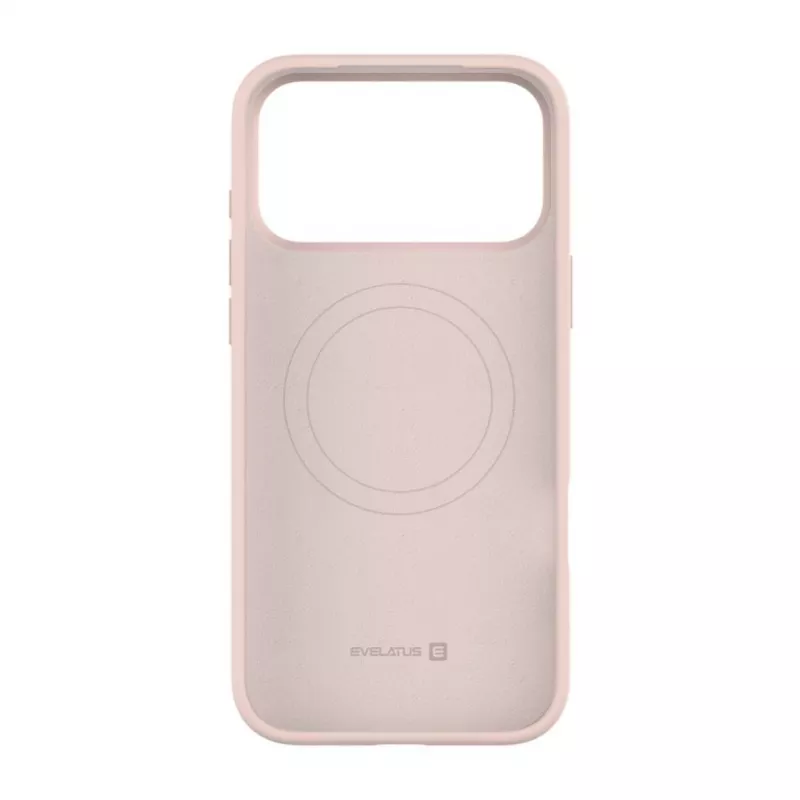 Evelatus Apple iPhone 18 Pro Max Premium MagSafe Soft Touch -silikonikotelo Pink Sand