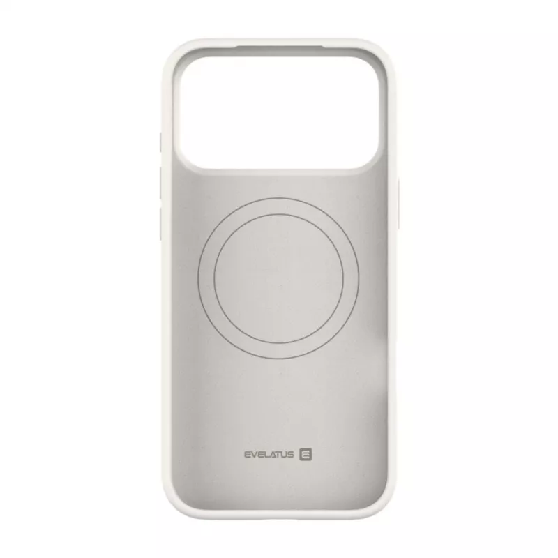 Evelatus Apple iPhone 18 Pro Max Premium MagSafe Soft Touch -silikonikuori hopea