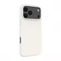 Evelatus Apple iPhone 18 Pro Max Premium MagSafe Soft Touch -silikonikuori hopea