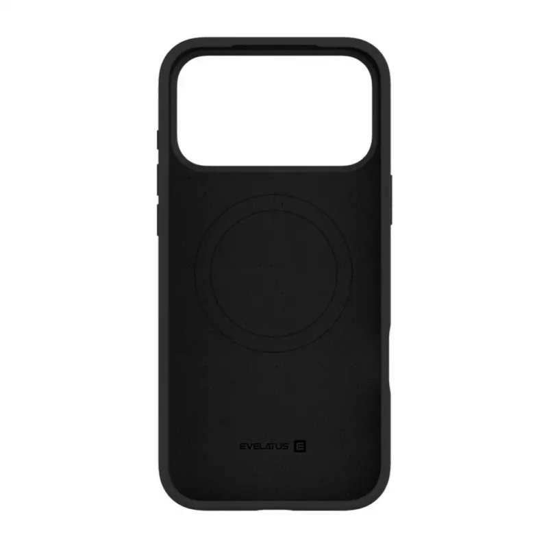 Evelatus Apple iPhone 18 Pro Premium MagSafe Soft Touch -silikonikuori musta
