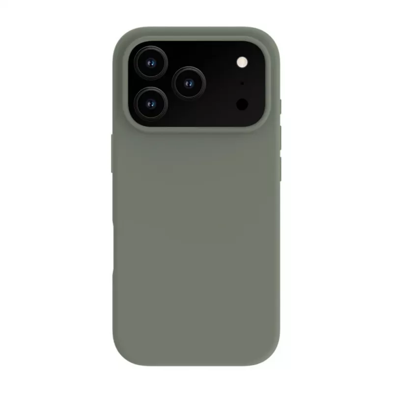 Evelatus Apple iPhone 18 Pro Premium MagSafe Soft Touch -silikonikuori tummanoliivi