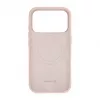 Evelatus Apple iPhone 18 Pro Premium MagSafe Soft Touch -silikonikuori Pink Sand