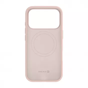 Evelatus Apple iPhone 18 Pro Premium MagSafe Soft Touch -silikonikuori Pink Sand