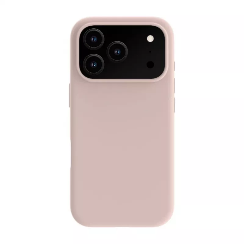 Evelatus Apple iPhone 18 Pro Premium MagSafe Soft Touch -silikonikuori Pink Sand