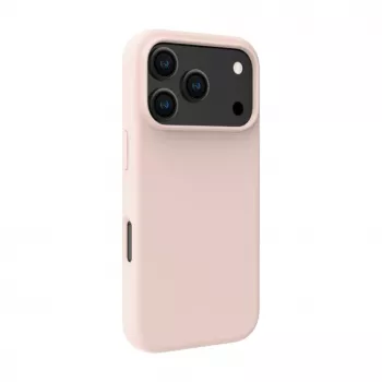 Evelatus Apple iPhone 18 Pro Premium MagSafe Soft Touch -silikonikuori Pink Sand