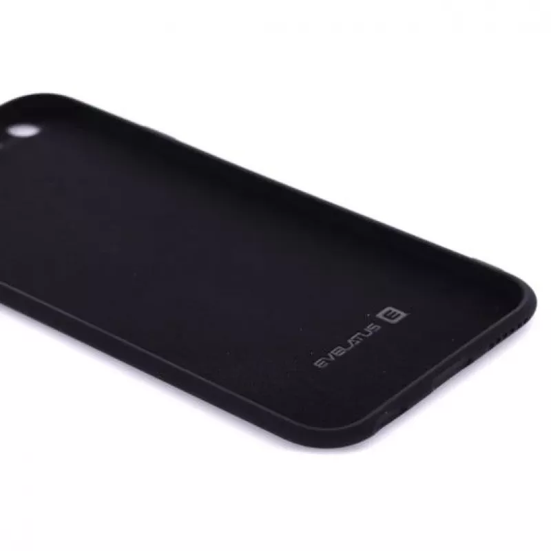 Evelatus Apple iPhone 6 / 6s nano-silikonikotelo Soft Touch TPU musta