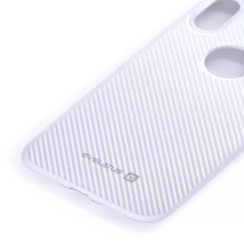 Evelatus Apple iPhone X Carbon Silver suojakotelo