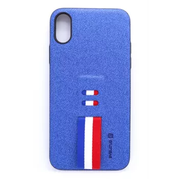Evelatus Apple iPhone X Free Blue Liquid silikonikotelo