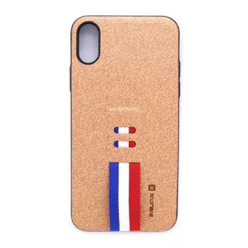 Evelatus Apple iPhone X Free Gold näytönsuojakalvo (karkaistu lasi, 9H, reunasta reunaan, 0,33 mm, 1 pakkaus)