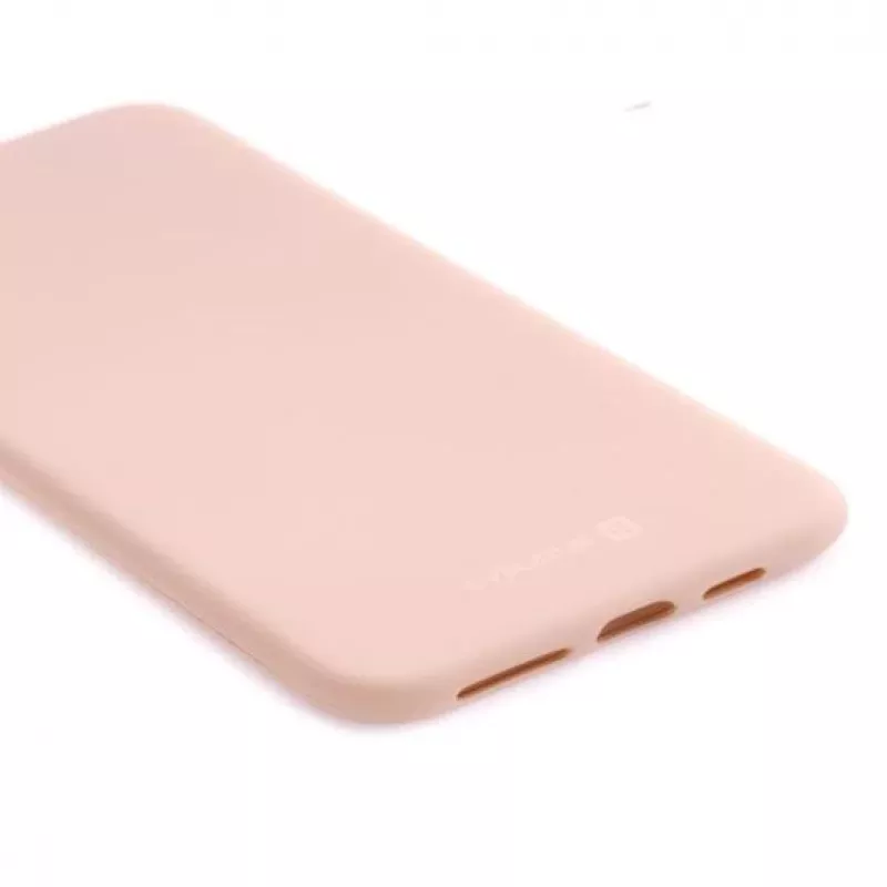 Evelatus Apple iPhone X Nano -silikonikotelo Soft Touch TPU Pink Sand