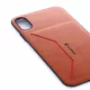 Evelatus Apple iPhone X Nobel ruskea folio-lompakkokuori