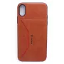 Evelatus Apple iPhone X Nobel ruskea folio-lompakkokuori