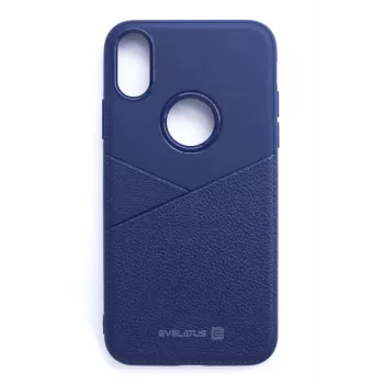 Evelatus Apple iPhone X Phantom Blue silikoninen takakotelo