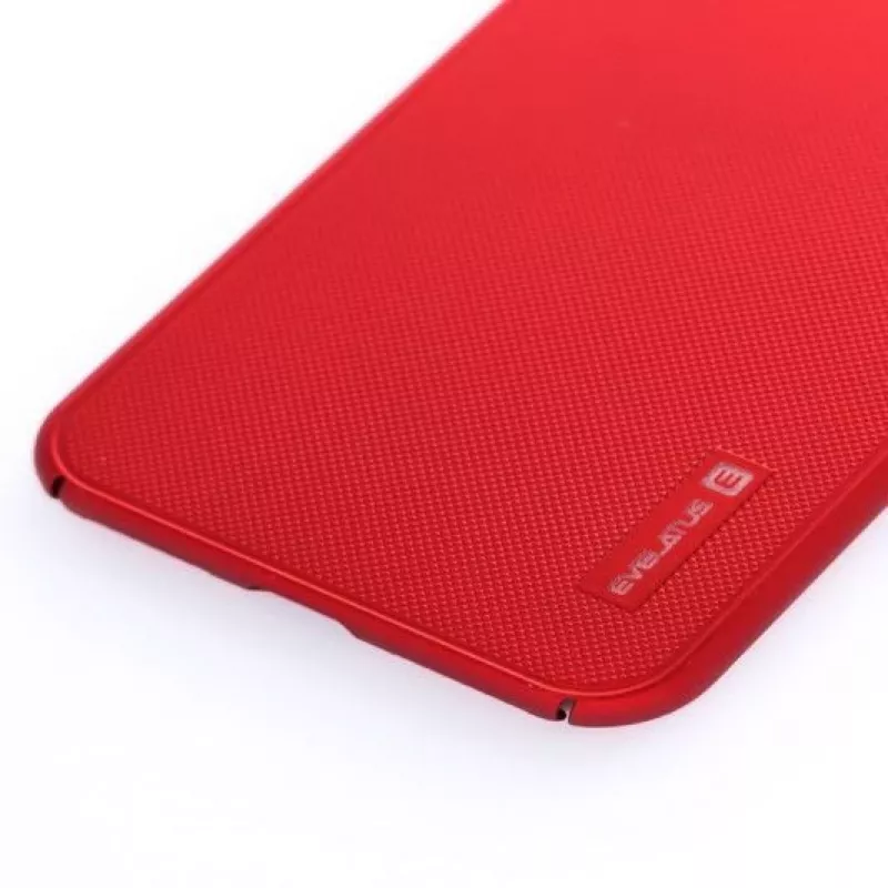 Evelatus Apple iPhone X/XS Emboss punainen takakansi