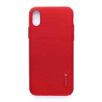 Evelatus Apple iPhone X/XS Emboss punainen takakansi