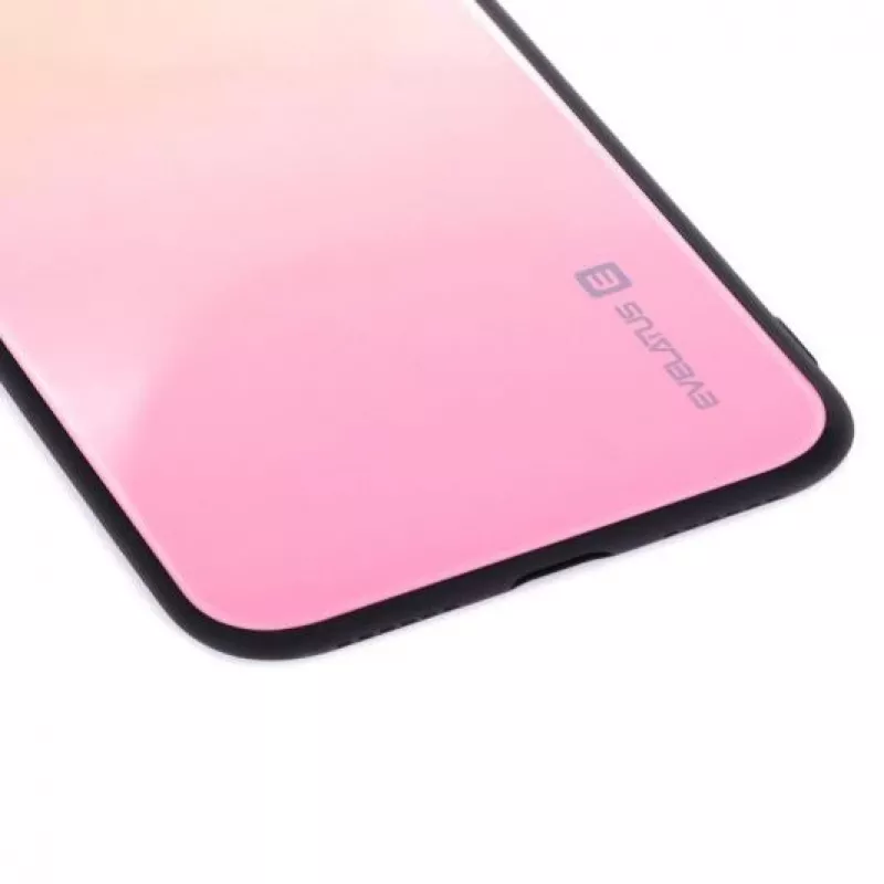 Evelatus Apple iPhone X/Xs Gradient Glass -kotelo 1 Mild Melon