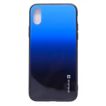 Evelatus Apple iPhone X/Xs Gradient Glass -kuori 7 Sea Depth