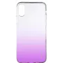 Evelatus Apple iPhone X/XS gradient TPU -kotelo violetti
