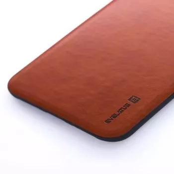 Evelatus Apple iPhone X / XS Kuton ruskea takakansi