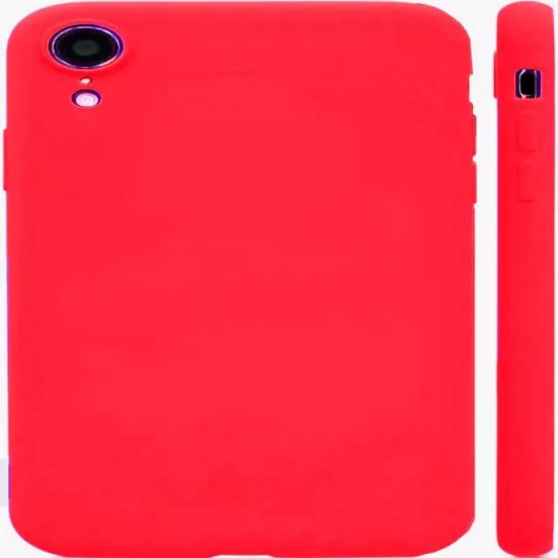 Evelatus Apple iPhone XR nano-silikonikotelo Soft Touch TPU punainen