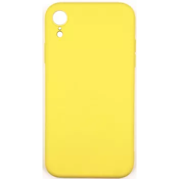 Evelatus Apple iPhone XR Nano -silikonikotelo Soft Touch TPU keltainen