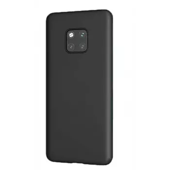 Evelatus Huawei Mate 20 Pro Premium Soft Touch silikonikotelo musta