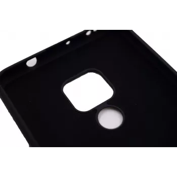 Evelatus Huawei Mate 20 pehmeä silikoninen takakuori musta