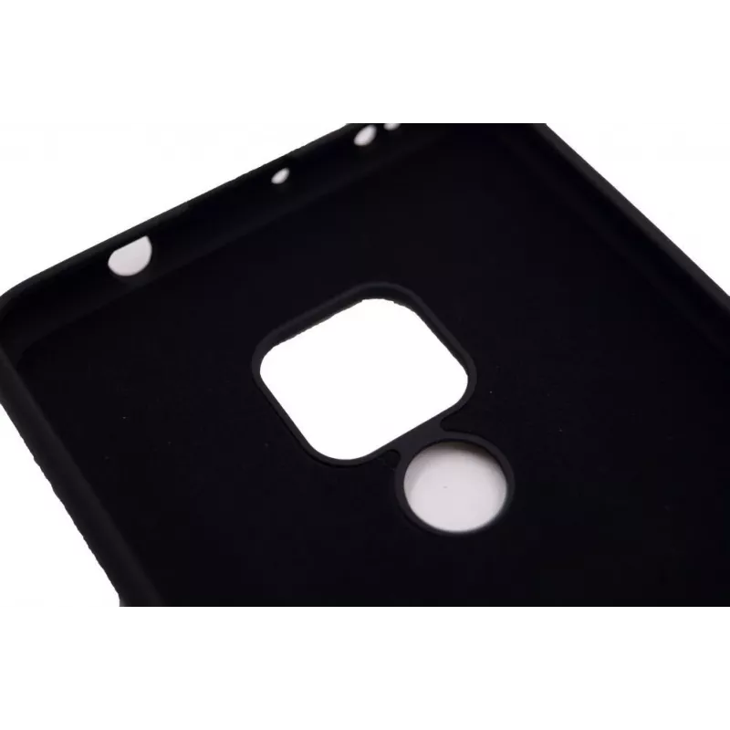 Evelatus Huawei Mate 20 pehmeä silikoninen takakuori musta