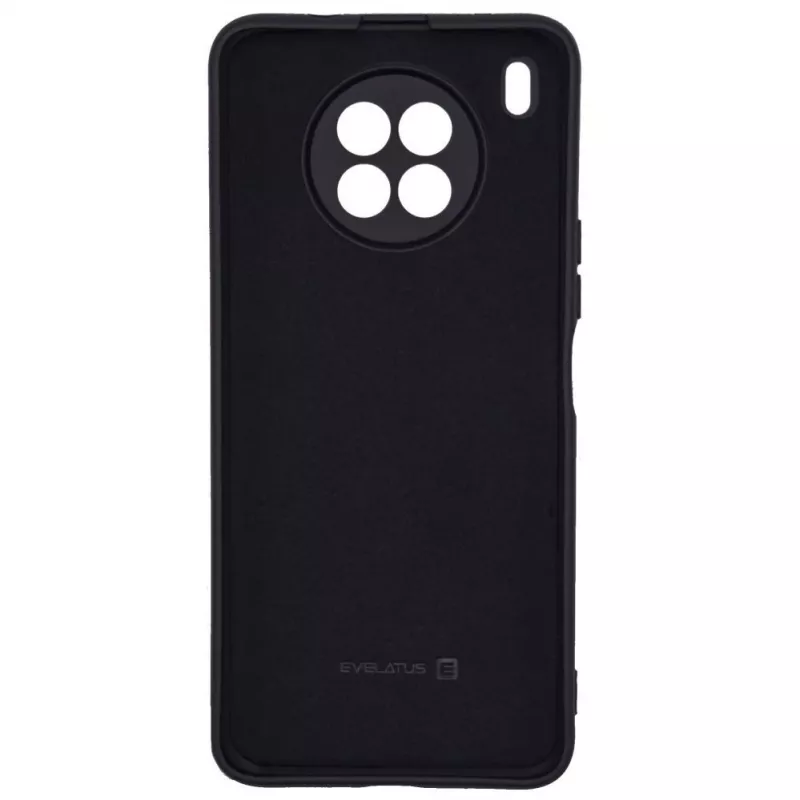 Evelatus Huawei Nova 8i Soft Nano -silikonikotelo Soft Touch TPU musta