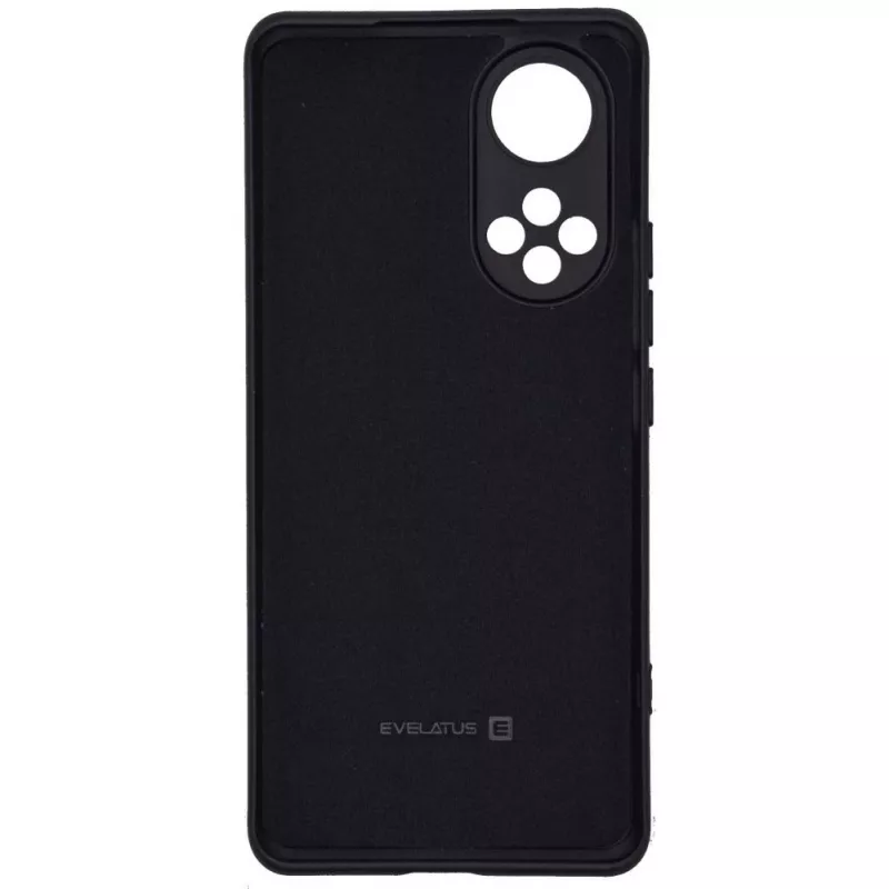 Evelatus Huawei Nova 9 Nano silikonikuori Soft Touch TPU musta
