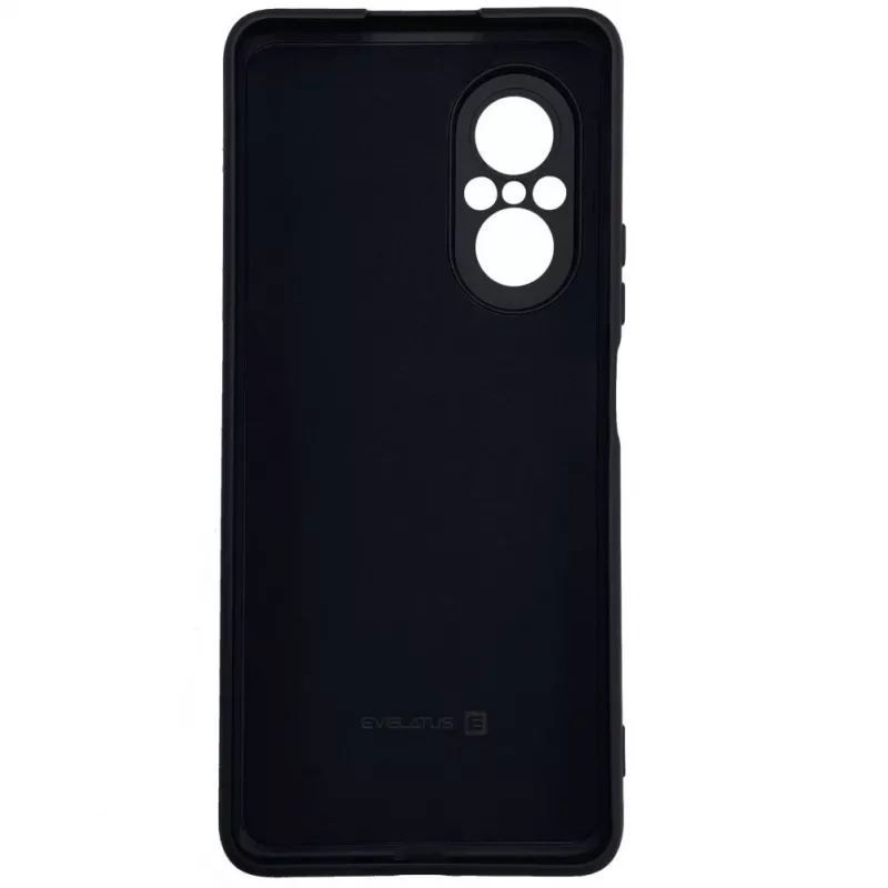 Evelatus Huawei Nova 9 SE Nano silikonikotelo Soft Touch TPU musta