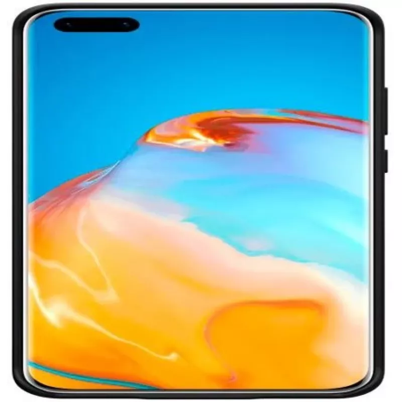 Evelatus Huawei P40 Pro Nano silikonikuori Soft Touch TPU musta