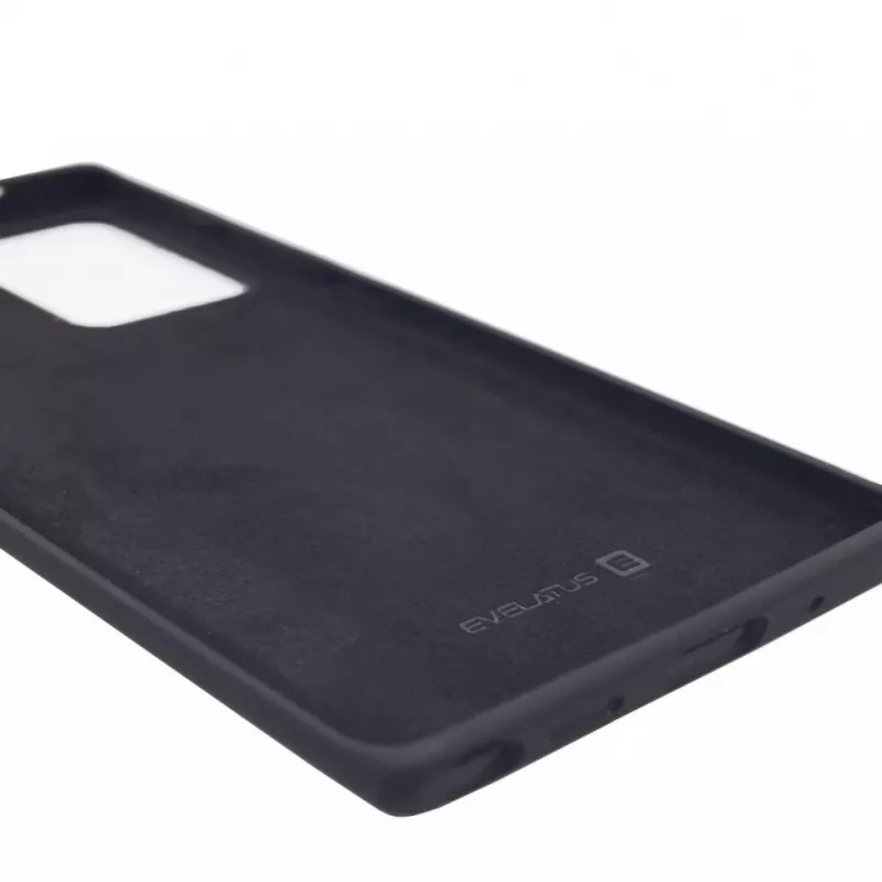 Evelatus Huawei P40 Pro Premium Soft Touch silikonikuori musta