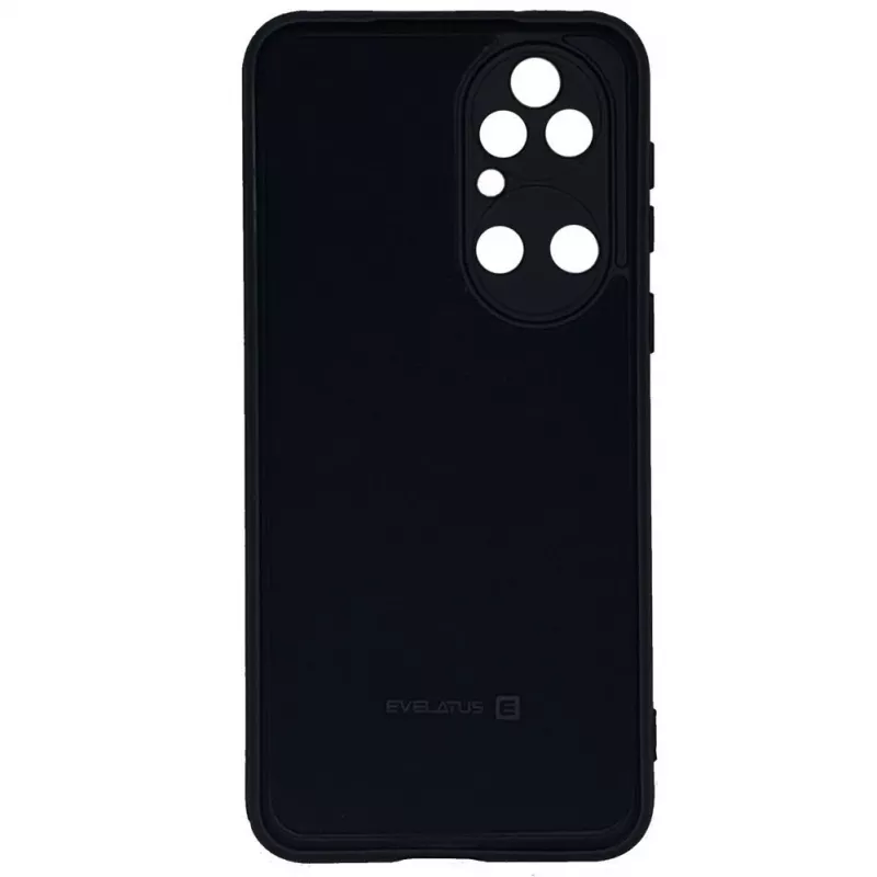 Evelatus Huawei P50 Nano -silikonikotelo Soft Touch TPU musta