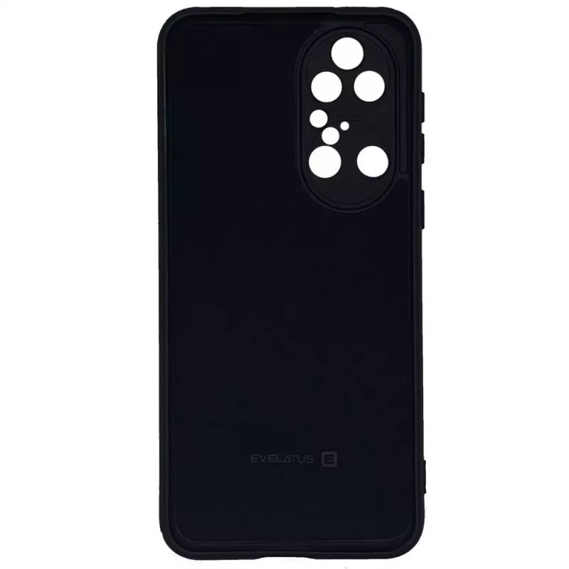 Evelatus Huawei P50 Pro Nano -silikonikotelo Soft Touch TPU musta