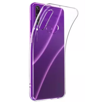 Evelatus Huawei Y6P läpinäkyvä silikonikotelo 1,5 mm TPU kirkas