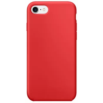 EVELATUS Nano Silicone Case Apple iPhone 8 Plus/7 Plus -malleihin - Soft Touch TPU - punainen