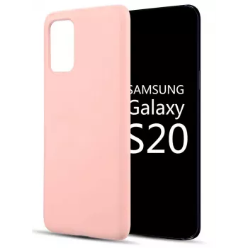 Evelatus nano-silikonikuori Samsung Galaxy S20 - Soft Touch TPU, beige